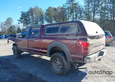 2015 Ford F-150 Lariat z USA, uszkodzony, nr VIN 1FTFW1EF8FFC38812